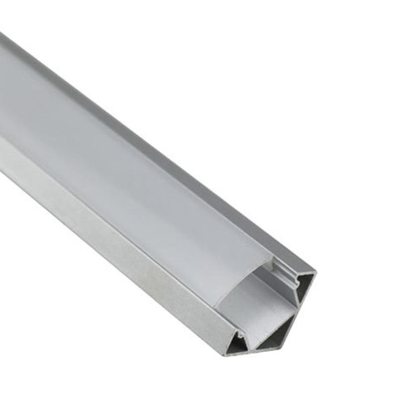 Corner Sharp Channel LED Black Aluminum Profile For 12mm LED Strip Lights